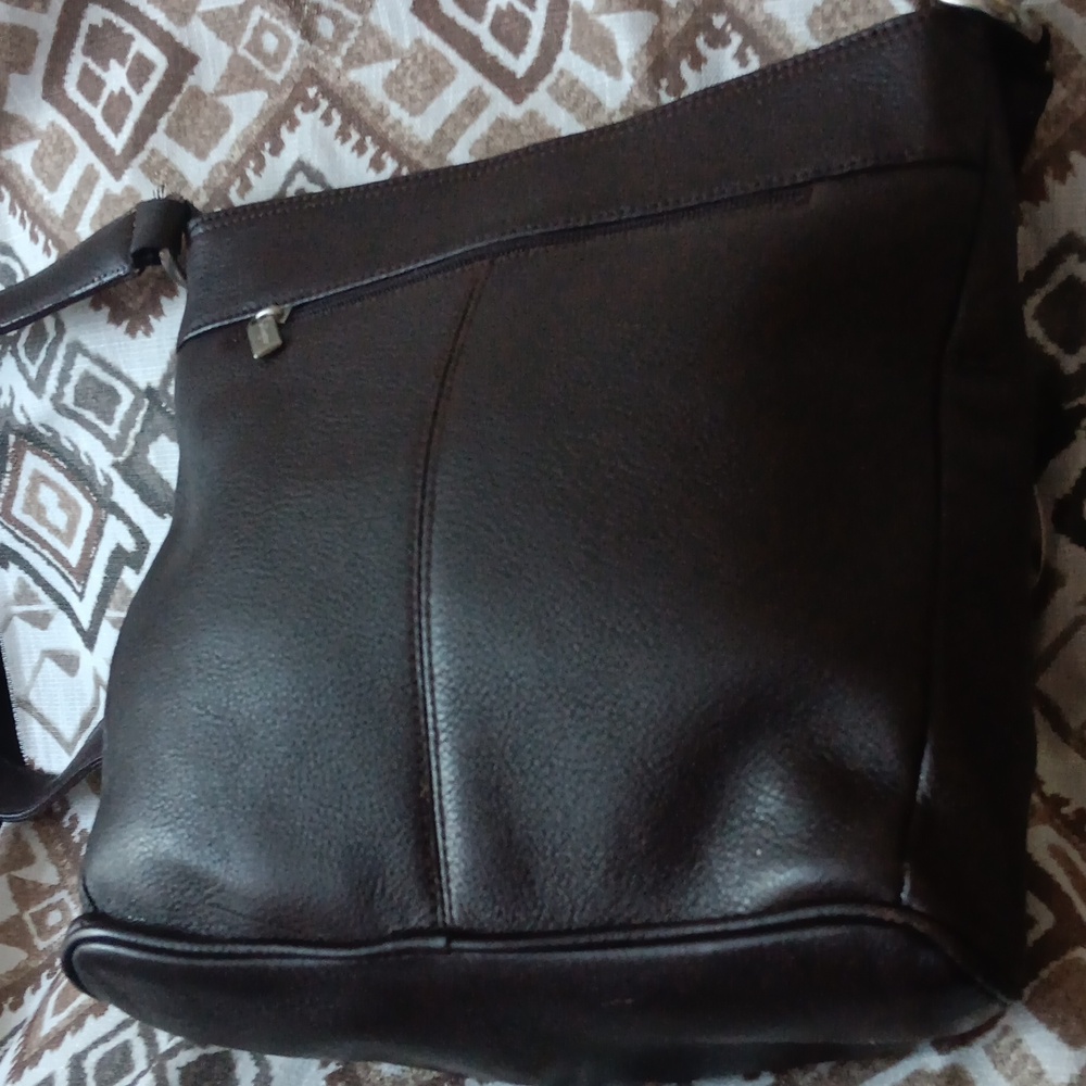 Elegant Brown Leather Bag